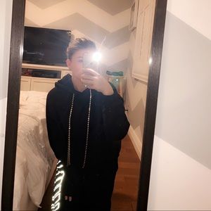 Forever 21 Rhinestone Hoodie